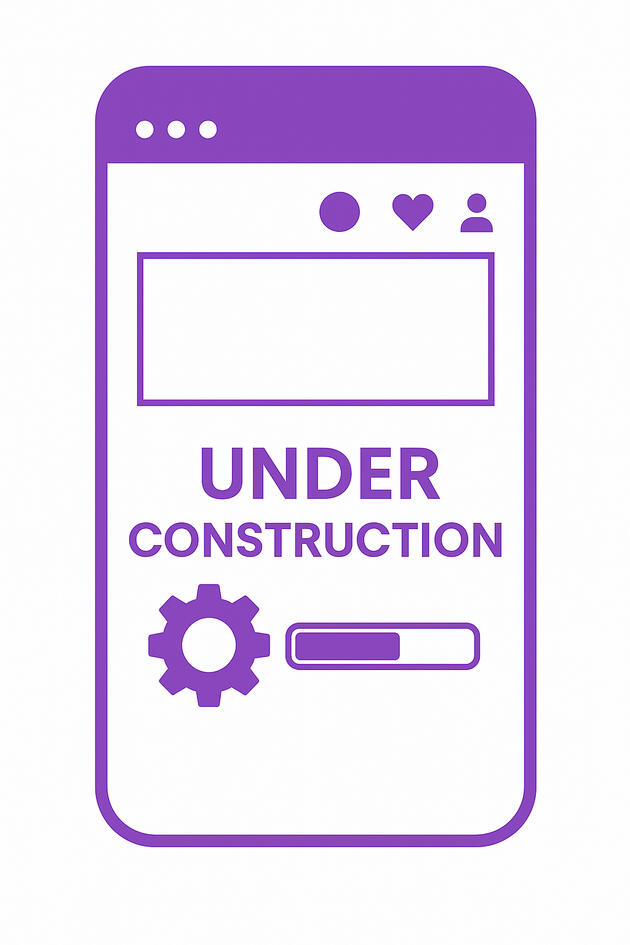 An image showing a website that is under construction.